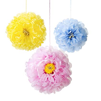 Paper Pom POm Decorations From Pretty Little Party Shop