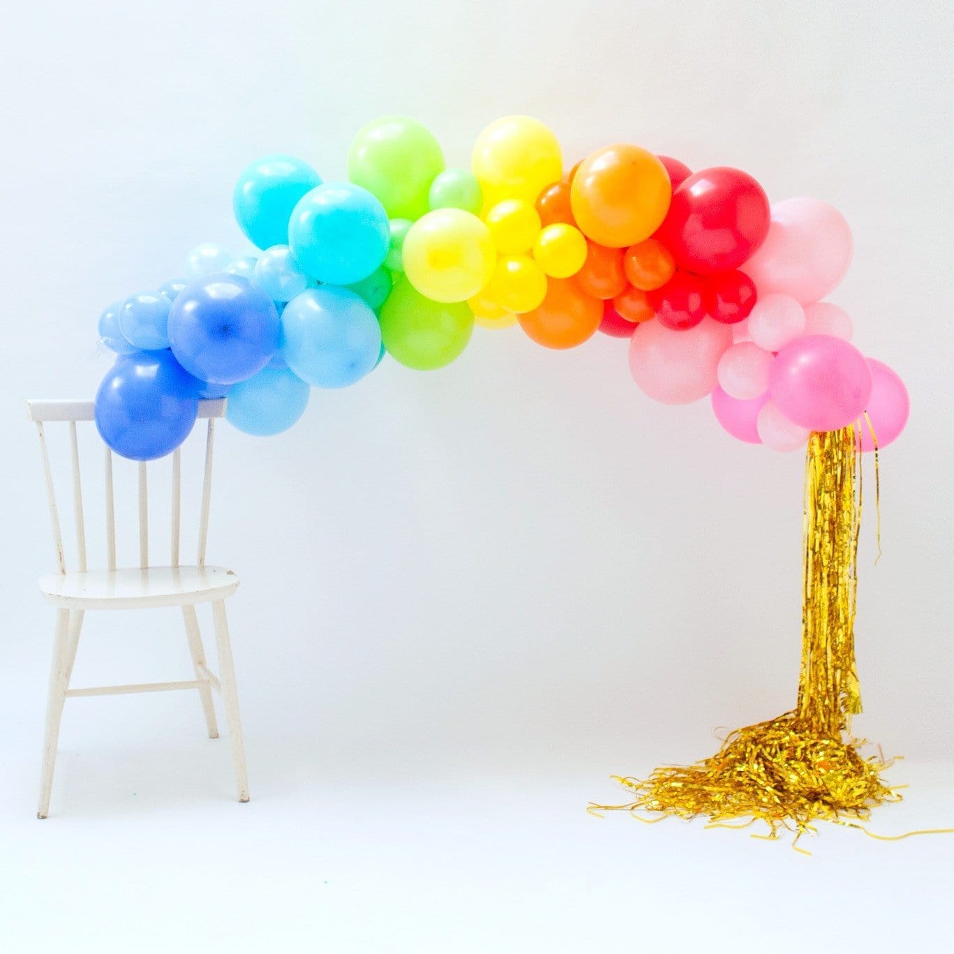 Rainbow Party Theme Balloons, Decorations and Tableware