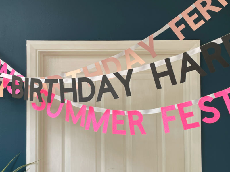 Party Banners for every occasion. Stylish and Modern Party Banners and Garlands