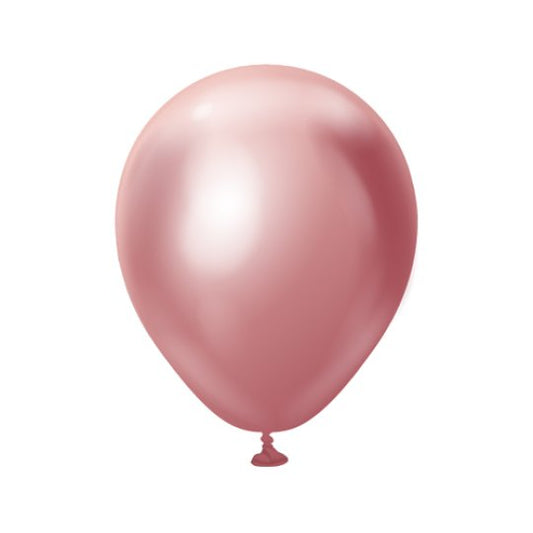 Mini Mirror Balloons - Pink 5" (5 Pack)
