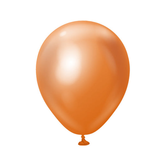 Mini Mirror Balloons - Copper 5" (5 Pack)