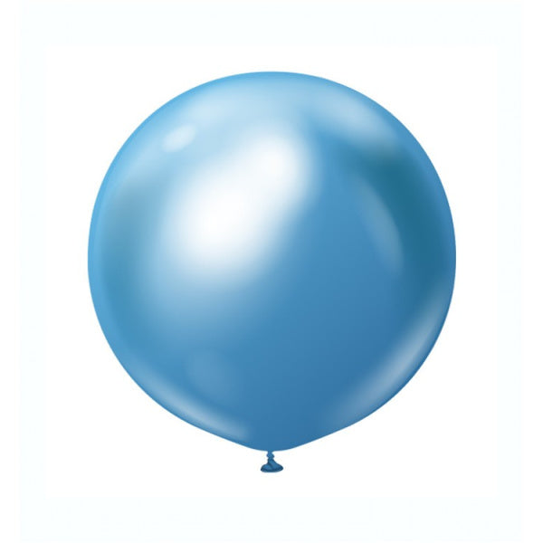 18" Mirror Blue Balloon | Kalisan Balloons UK