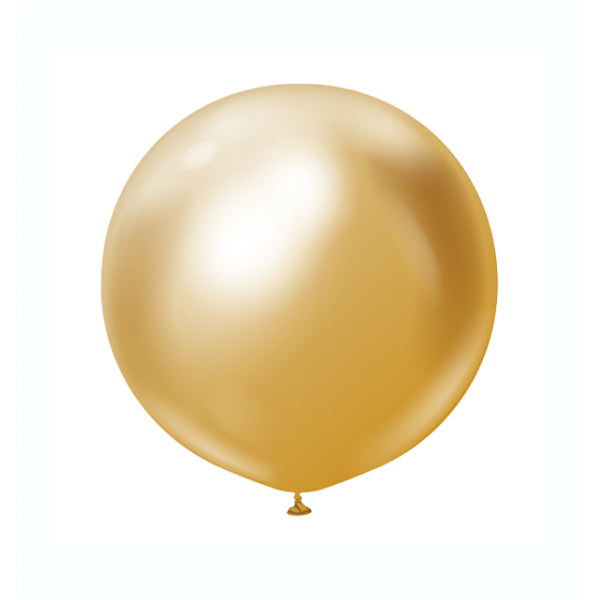 18" Gold Mirror Balloon by Kalisan Balloons