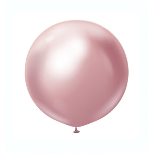 18" Pink Mirror Gold Balloon Kalisan
