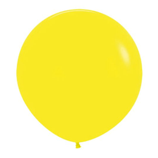 242 Round Yellow Balloon UK