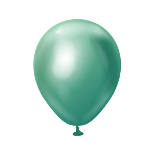Mini Mirror Balloons - Green 5" (5 Pack)
