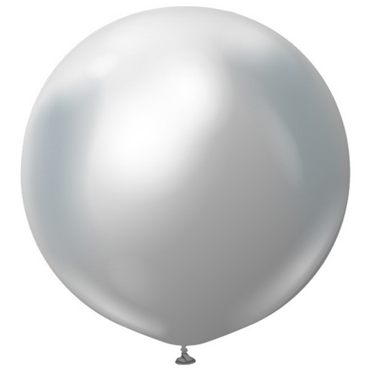 Large 36" Silver Mirror Balloon |Chrome Balloons Online UK