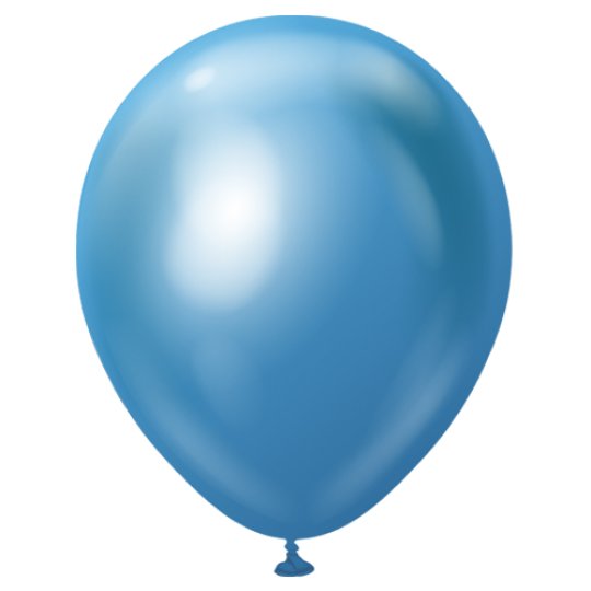 Mirror Balloons - Blue 11"