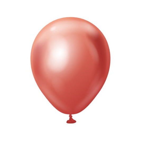 Mini Mirror Balloons - Red 5" (5 Pack)