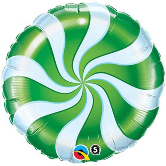 Candy Swirl Balloon - Green