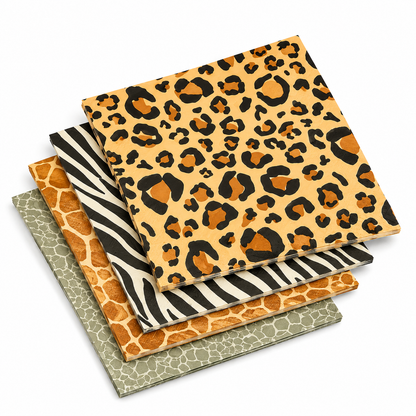 Animal Print Napkins for Safari Party