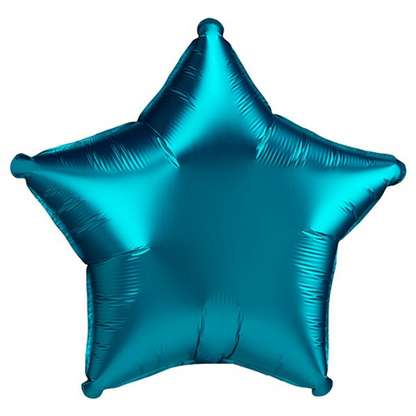 Aqua Star Foil Balloon 20"