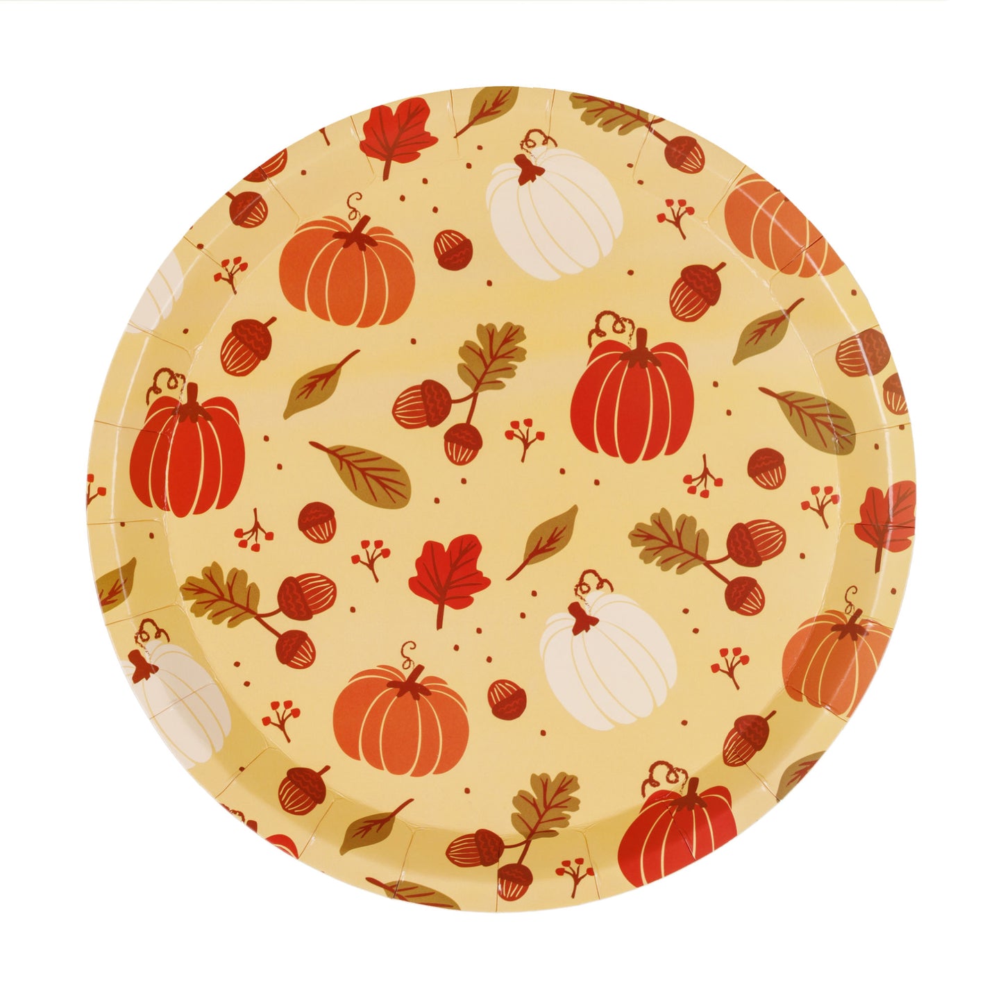Autumn Pumpkin Paper Plates | Halloween & Bonfire Night