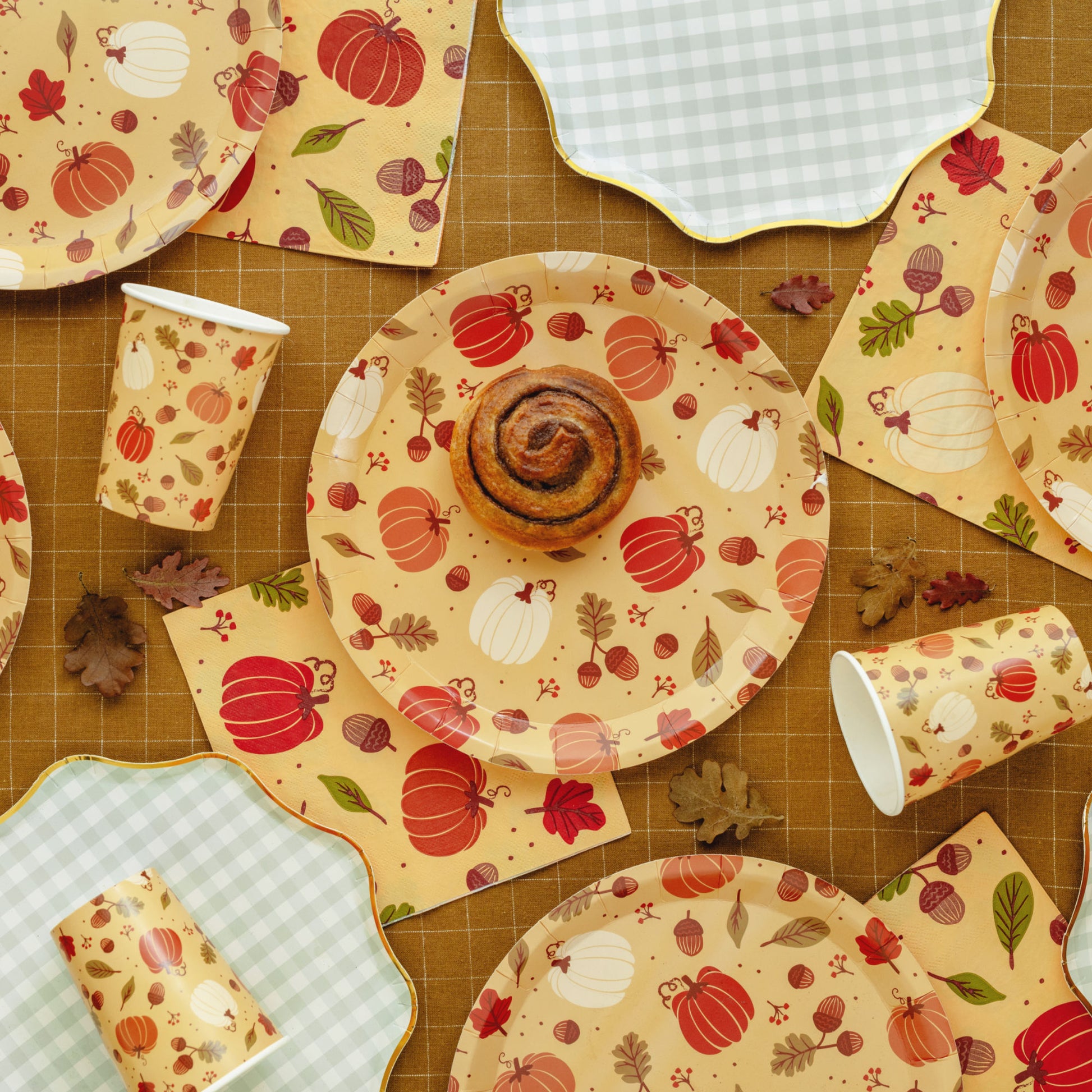 Autumn Pumpkin Paper Tableware | Halloween & Bonfire Night