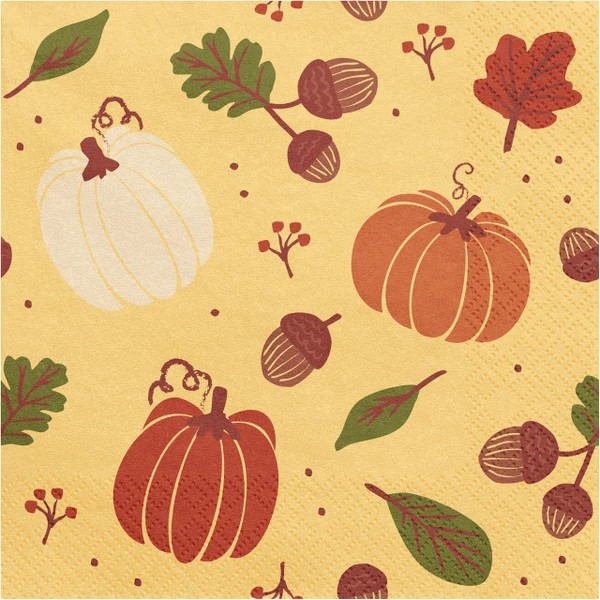 Autumn inspired paper napkin serviettes