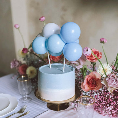 Balloon Cake Topper Kit - Blues