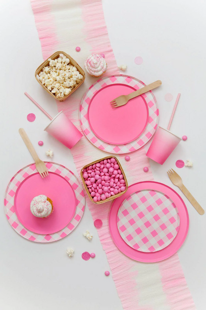 Barbie Style Party Gingham Tableware UK