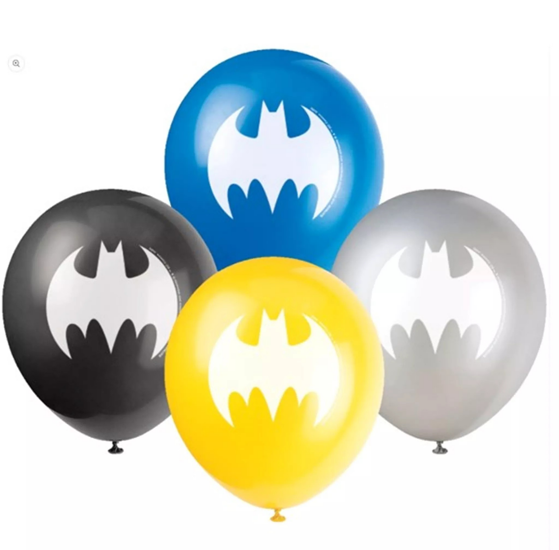 Colourful Batman Latex Balloons UK