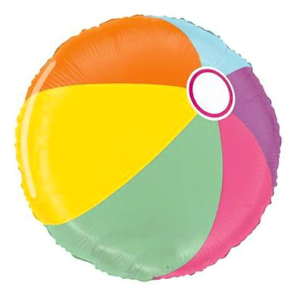 Beachball Foil Helium Balloon