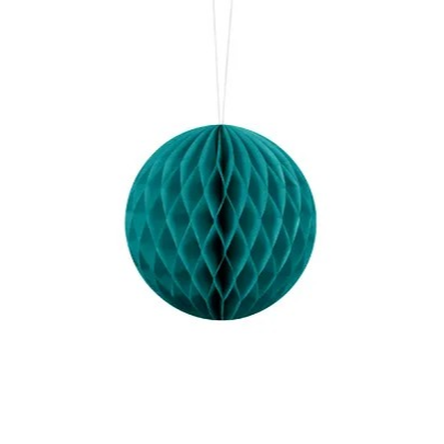 Blue Lagoon Teal Honeycomb Ball