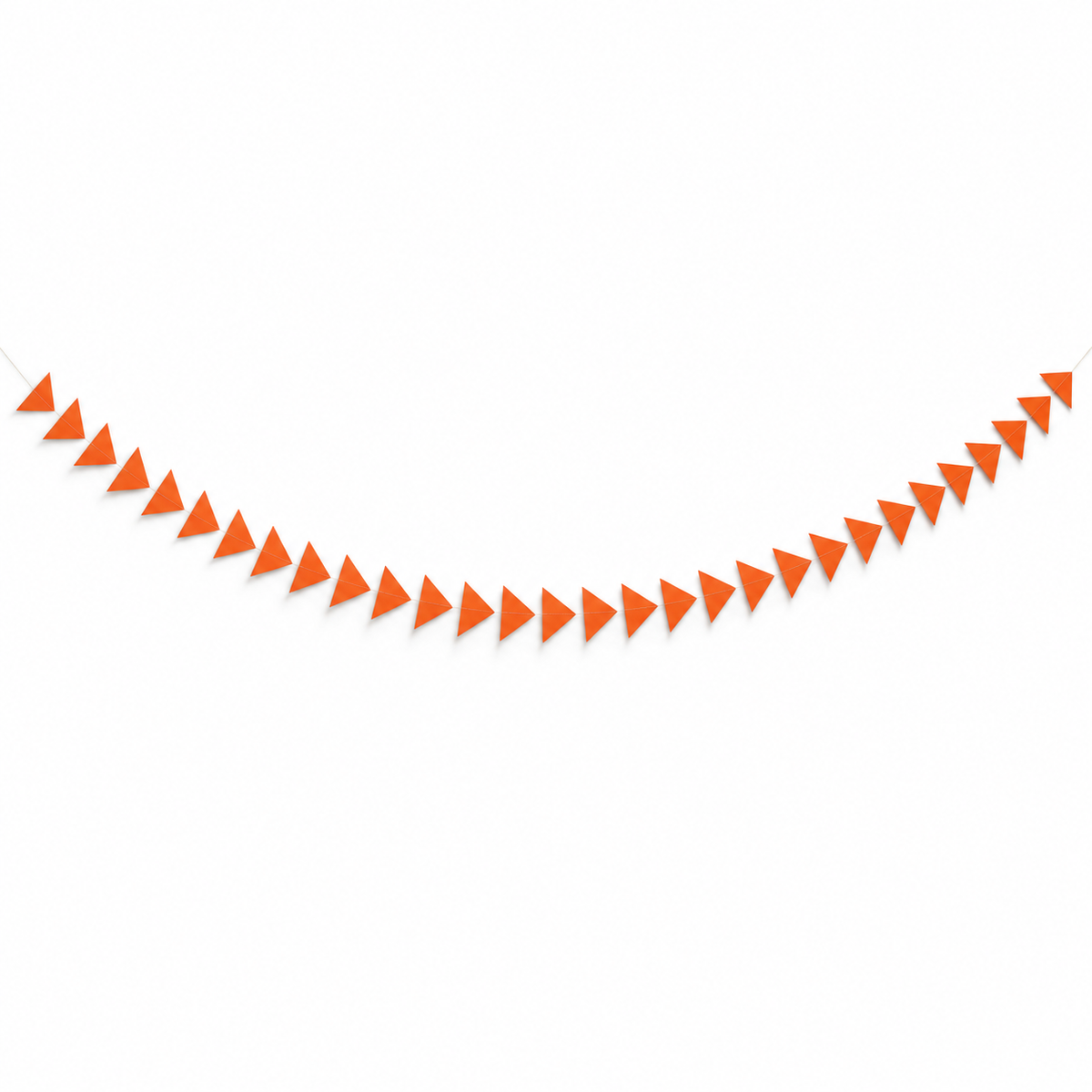 Orange Triangle Garland Decoration