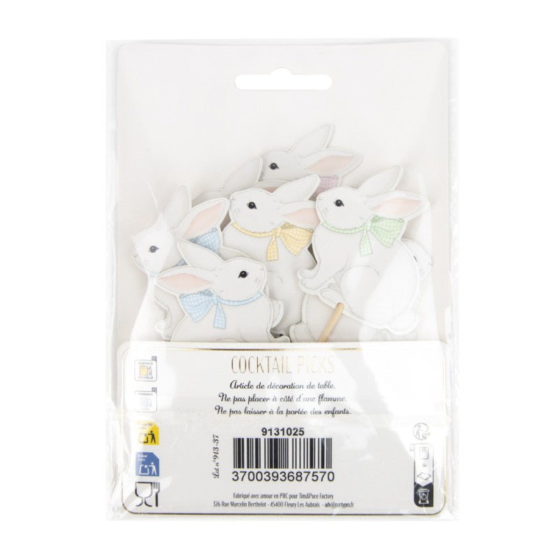 Bunny Cocktail Picks | Easter Party Food Picks