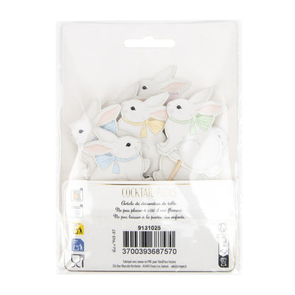 Bunny Cocktail Picks | Easter Party Food Picks