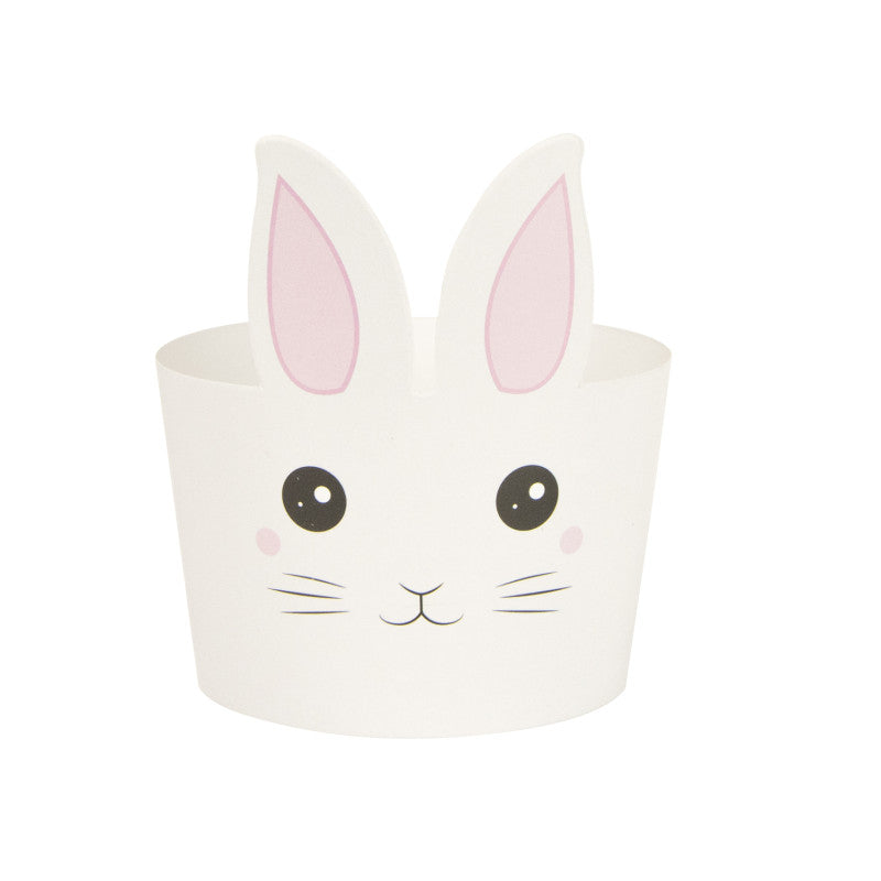 Bunny shaped cup sleeves for the cutest Easter and springtime parties and gatherings.