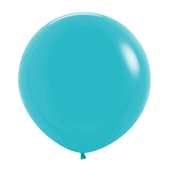 Caribbean Blue Balloons 24nch Sempertex