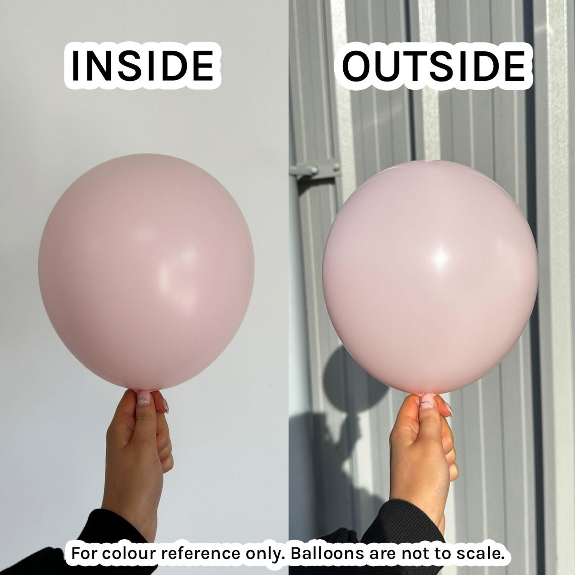 Chalk Pastel Balloons | Real Life Colour Image