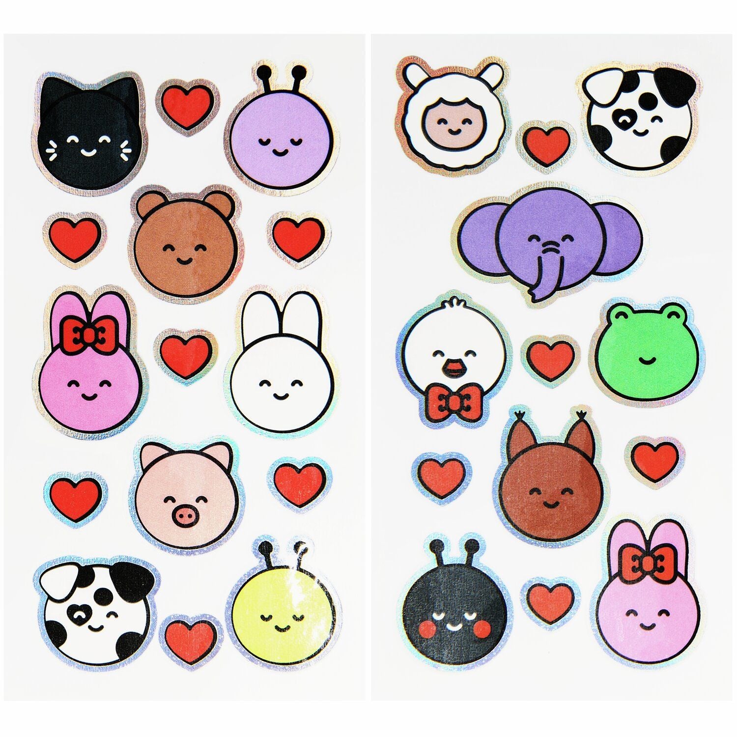 Chingu Animals Korean Kawaii Tattoos – 28pc