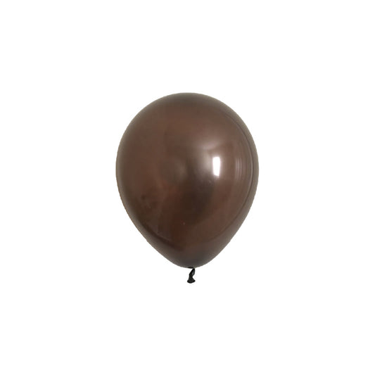 Chocolate Brown Small 5" Balloons UK