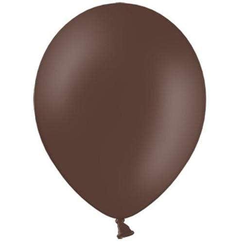 Chocolate-Brown Latex Balloons