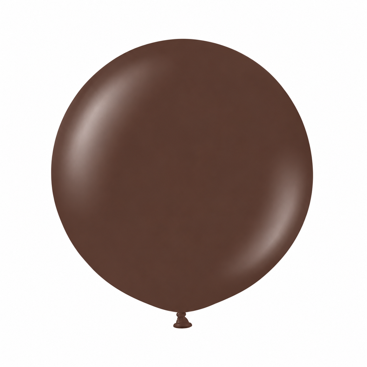 18" Chocolate Brown Round Latex Balloon | I8 Inch Round Balloons