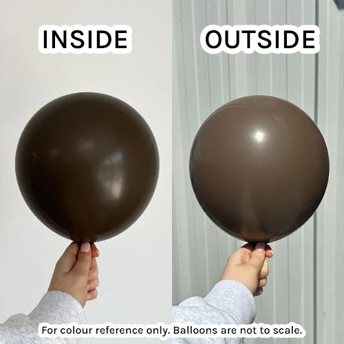 18" Chocolate Brown Round Latex Balloon | I8 Inch Round Balloons