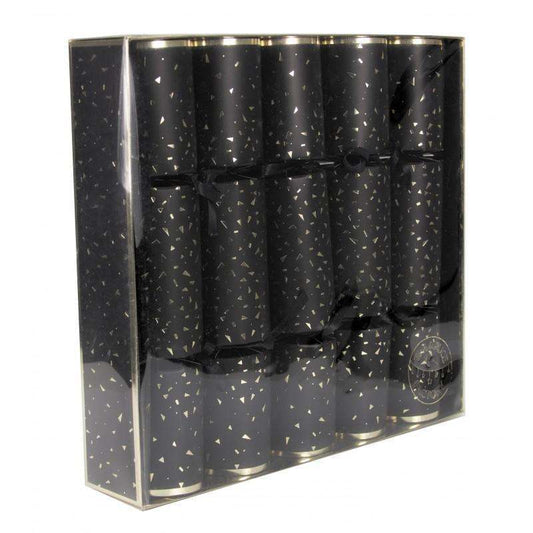 Black and Gold Christmas Crackers UK Christmas and New Years Eve Crackers