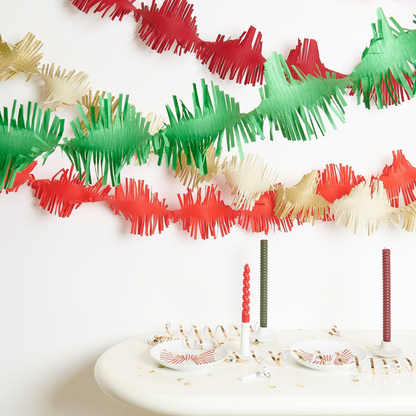 Christmas Paper Streamer Set | Twisty Streamer Decorations