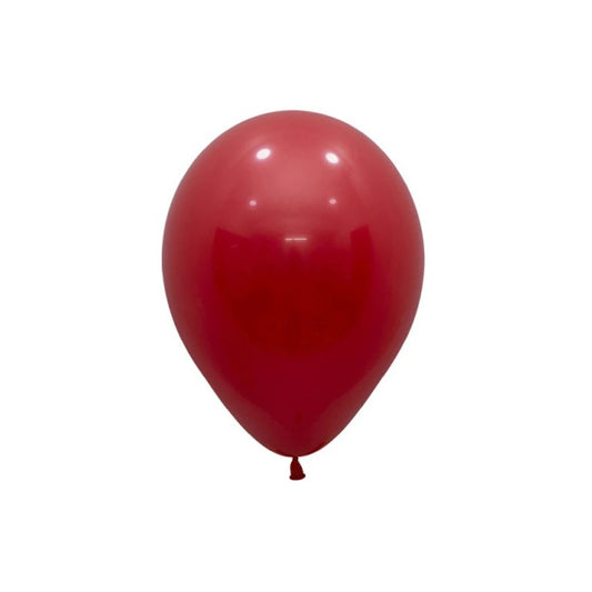 Gorgeous deep red latex balloons in a rich Christmas red. Perfect for festive balloon garlands, Christmas parties and mixing with gold and winter greens.