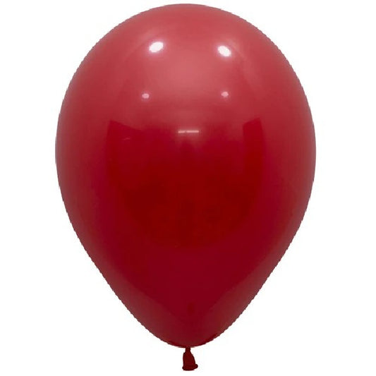Deep Red Balloons | Christmas Red Latex Balloons