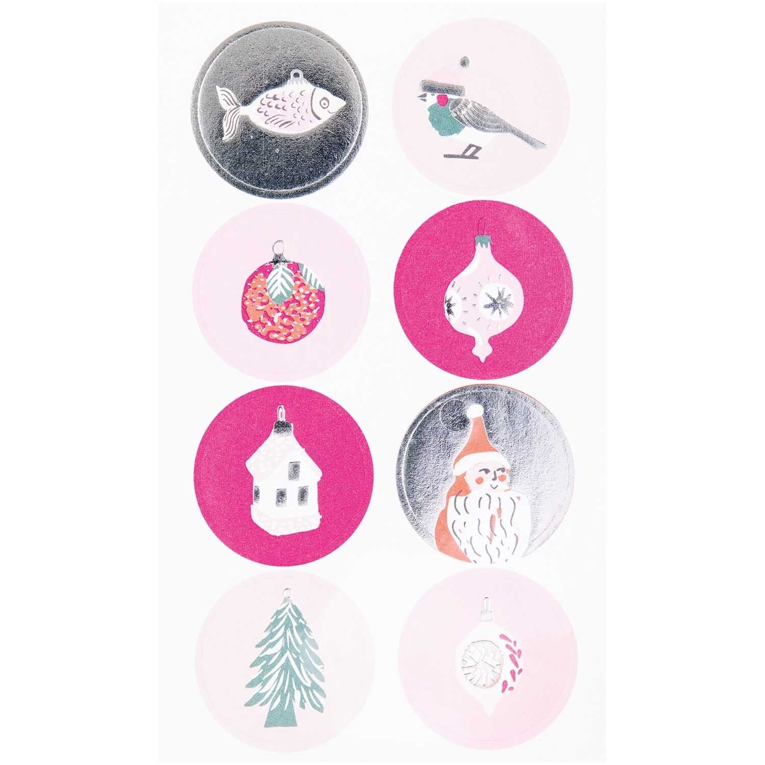 Nostalgic Christmas Stickers Set