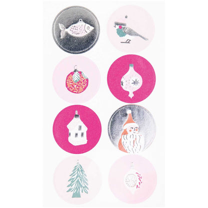 Nostalgic Christmas Stickers Set