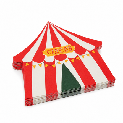 Circus Tent Paper Napkins | Circus Party Decorations UK