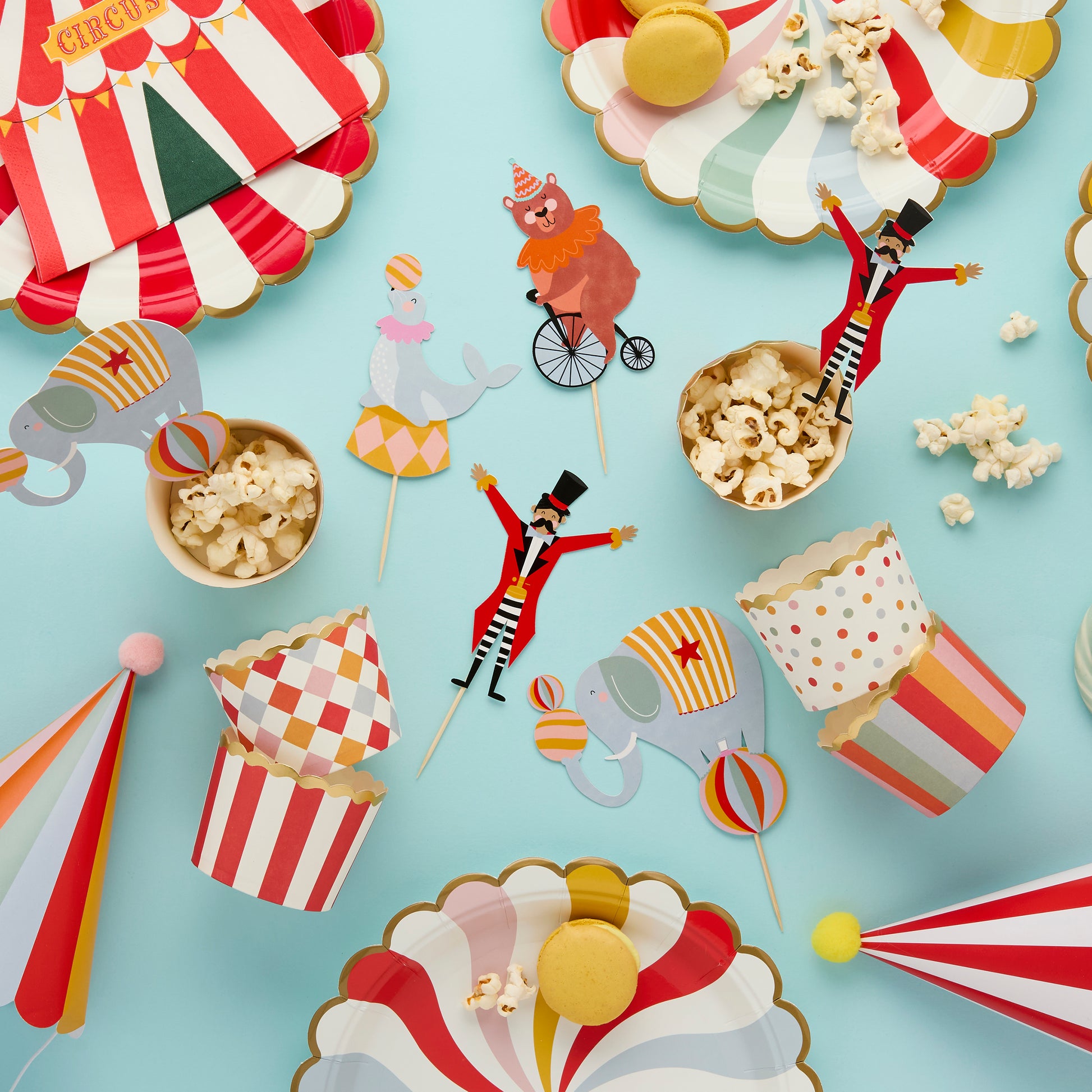 Circus Tent Paper Napkins | Circus Party Decorations UK