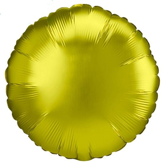 Jewel Citrine foil Round Balloon