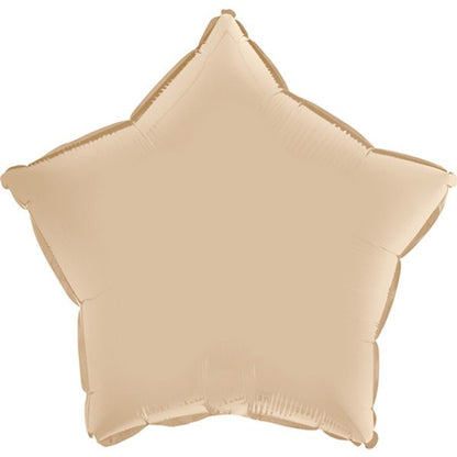 Cream Satin Star Balloon