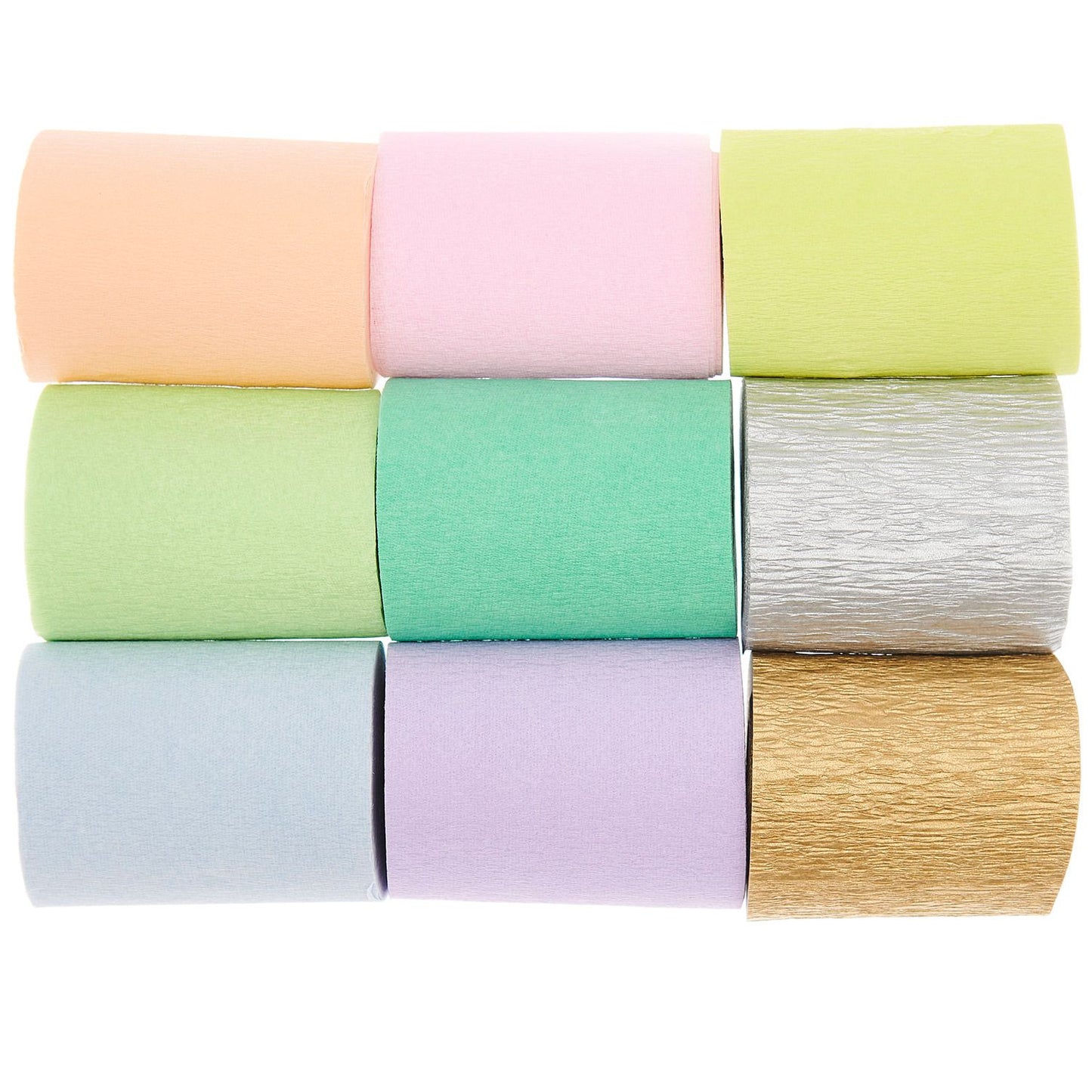 Pastel Streamer Set | Crepe Paper Streamers Pastels