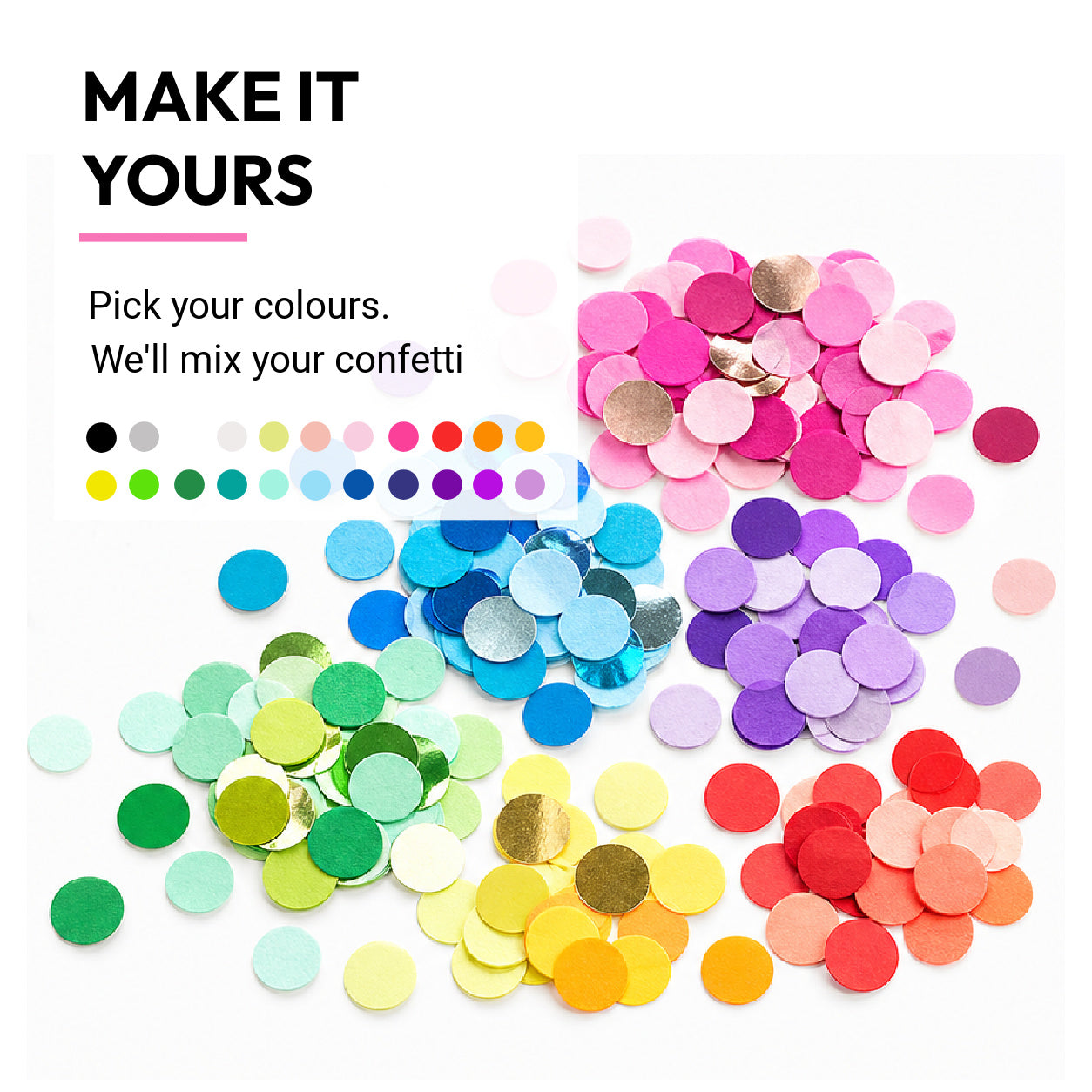 Custom Confetti Mix Create your own Confetti