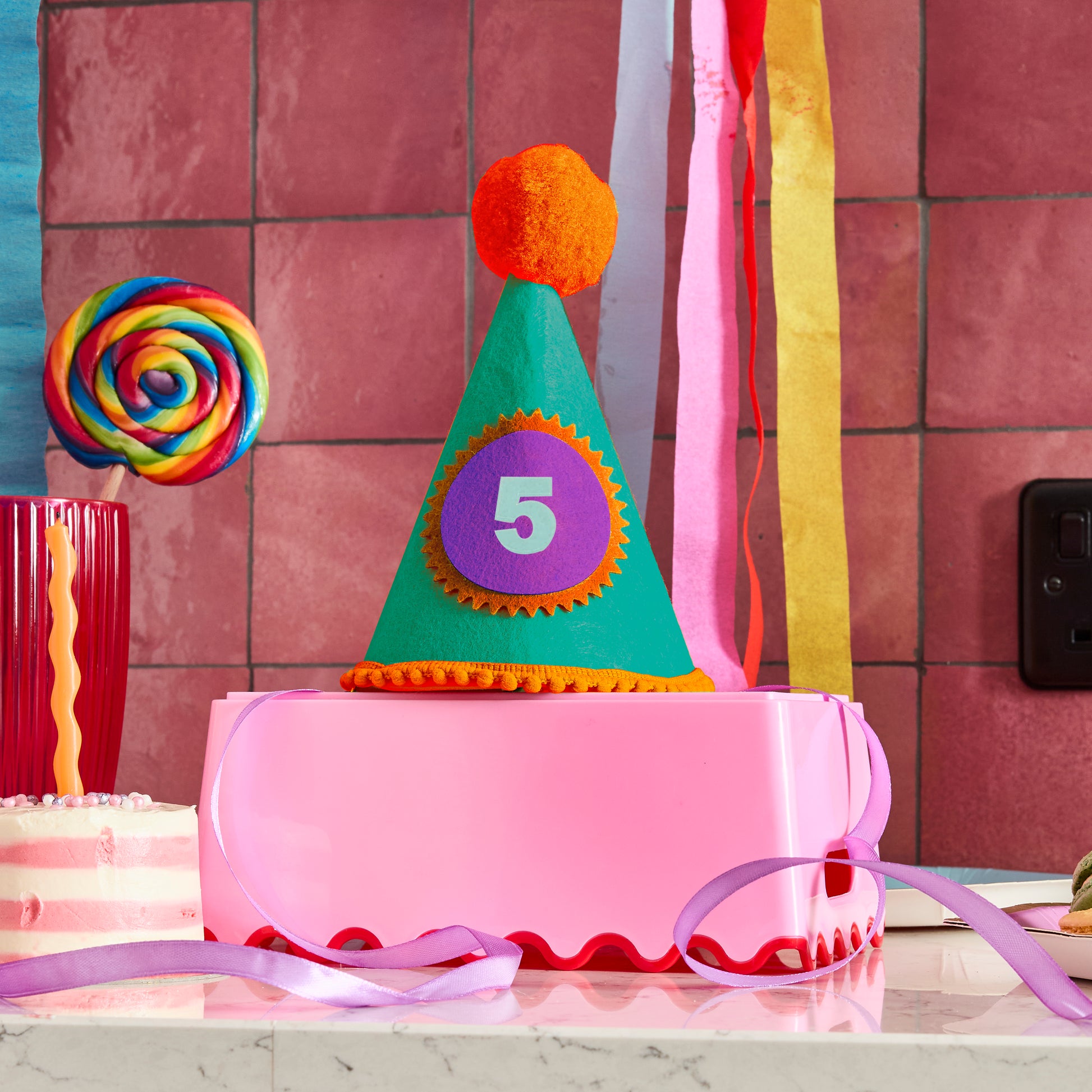 Customisable Felt Party Hat | Birthday Party Hat UK