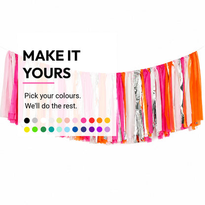 Bespoke Streamer Garland Hanging Decoration