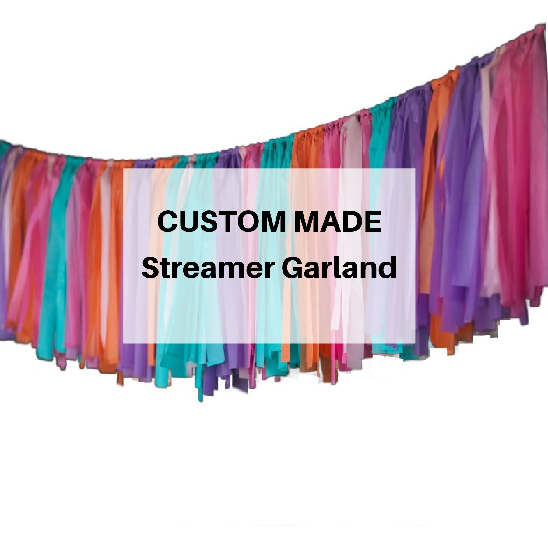 Bespoke Streamer Garland Hanging Decoration